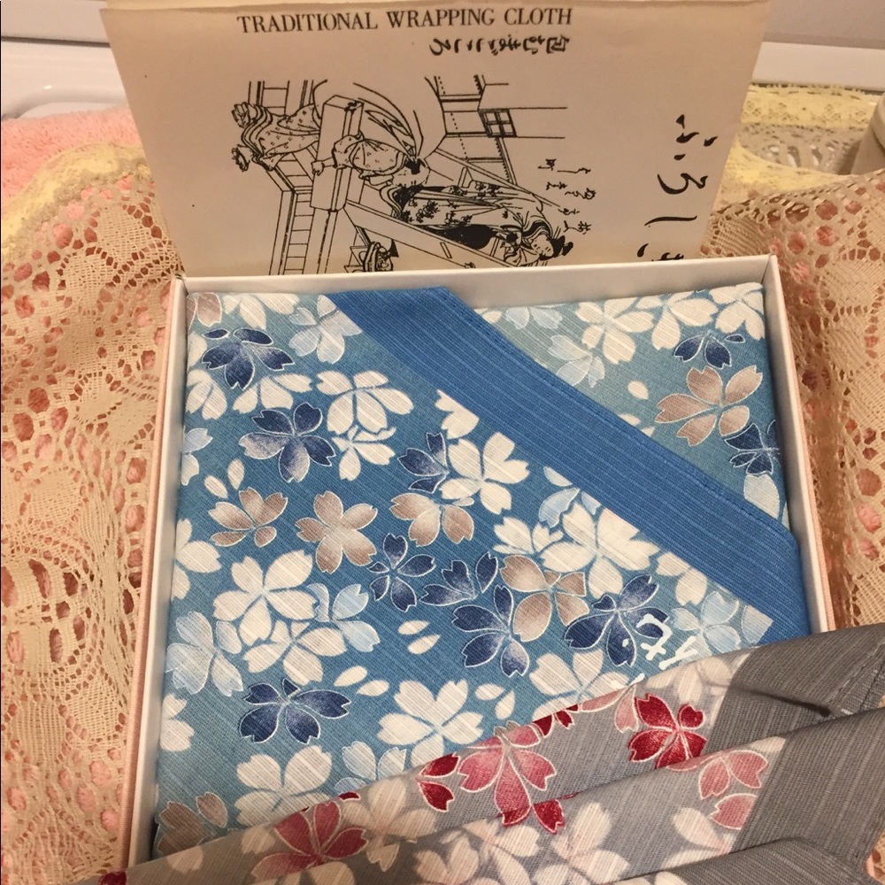 Traditional Japanese Furoshiki wrapping cloths